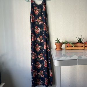 Flynn Skye “Market” Maxi Dress in “Midnight Garden” Print